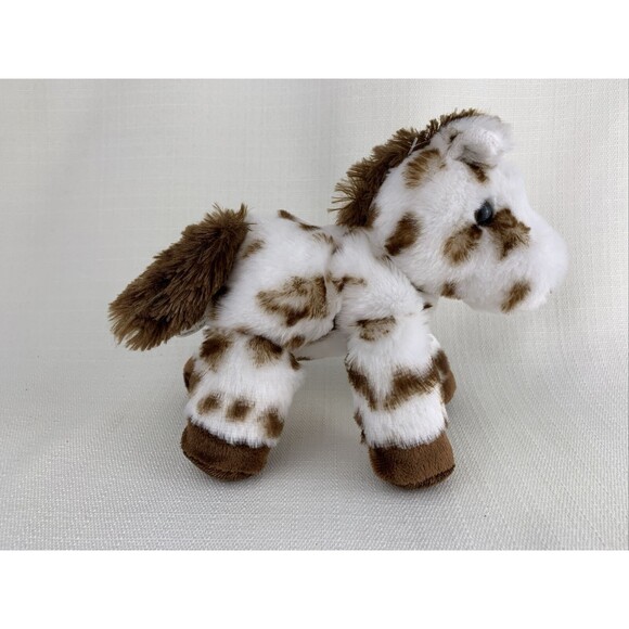 Gypsy The Brown Appaloosa Aurora Plush Stuffed Animal Toy Cute Cuddly Soft Horse - Picture 4 of 8
